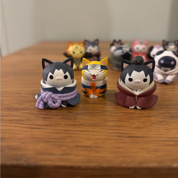Megahouse Mega Cat Project Nyaruto! series Naruto Shippuden characters set of 14 - Picture 3 of 8